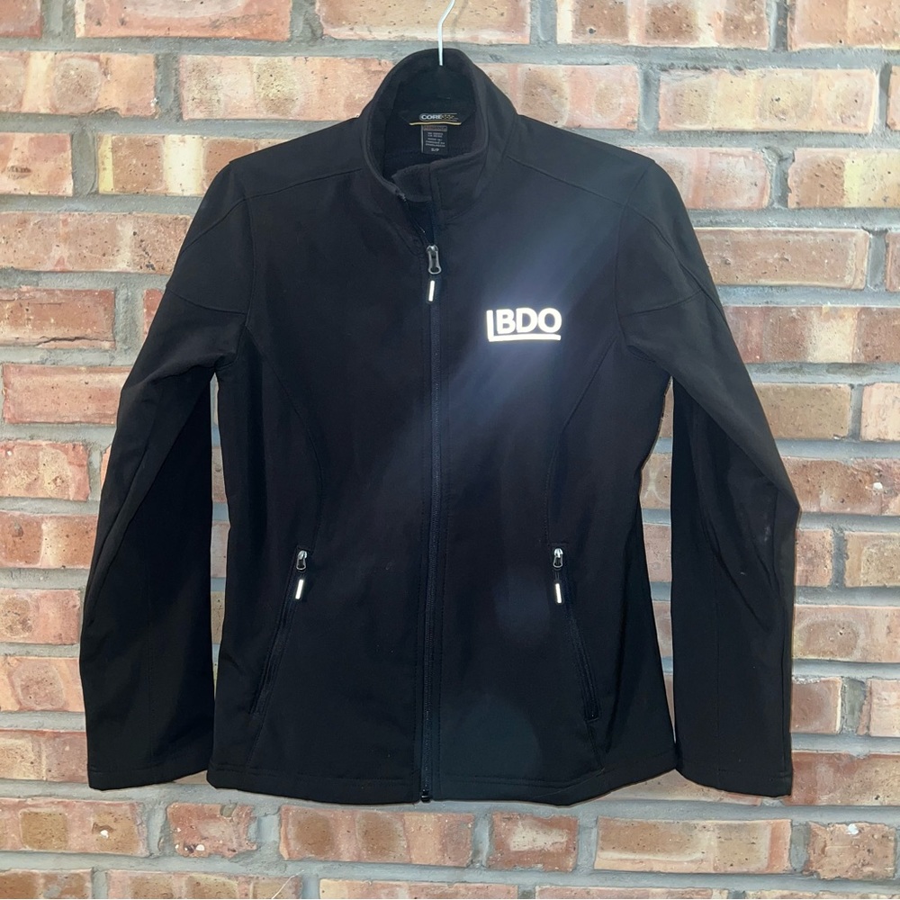 BDO Black Shell Jacket Women’s Size Small Reflective Logo
